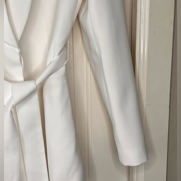 ZARA Belted Tuxedo Jacket NWT - Picture 5 of 9